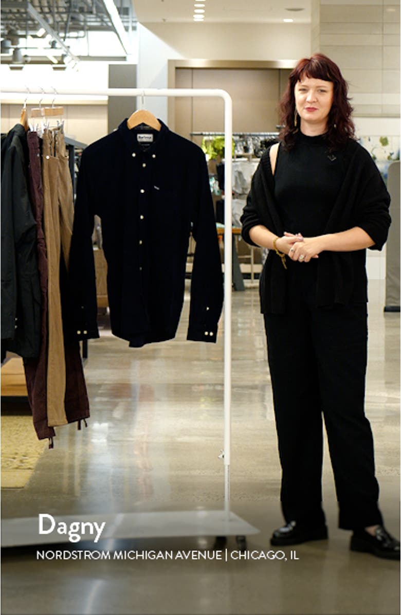 Ramsey Tailored Fit Corduroy Button-Down Shirt, sales video thumbnail