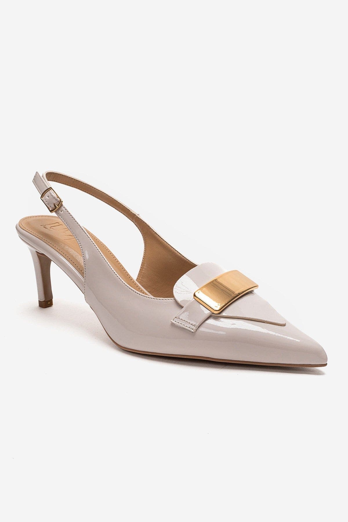 Sollenne Stiletto Pump, Alternate, color, Ecru Patent