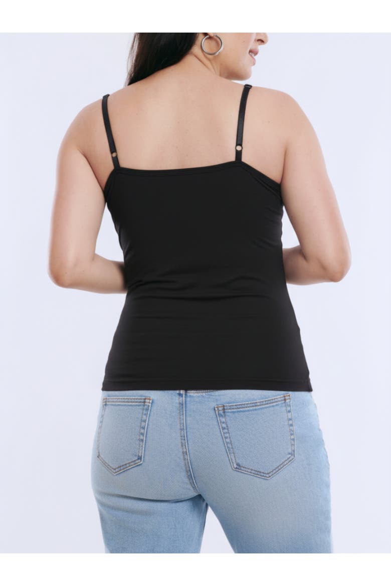 Clip Down Nursing Tank Top - 2 Pack, Alternate, color, Black