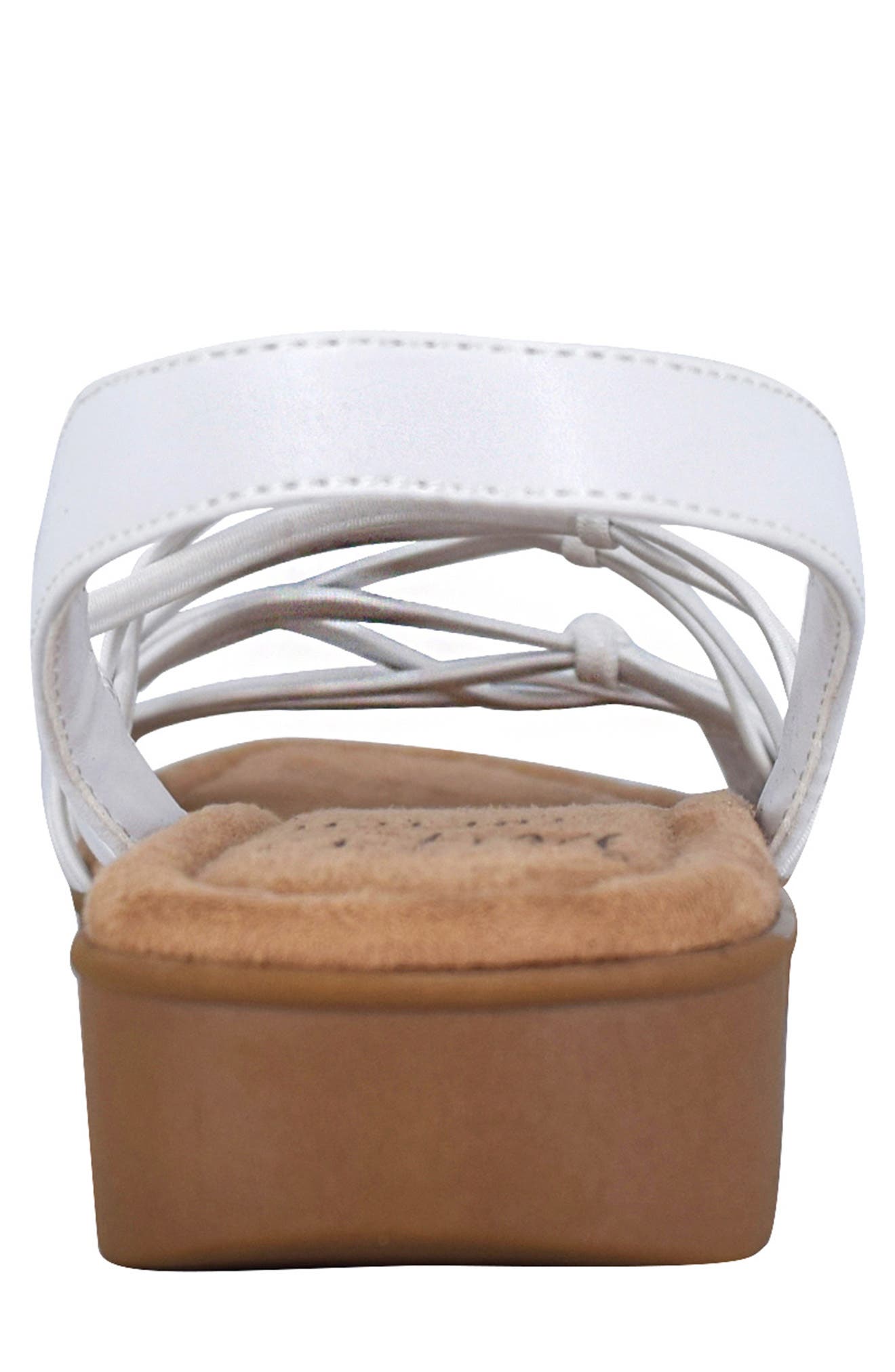 Belma Strappy Sandal, Alternate, color, WHITE ELASTIC