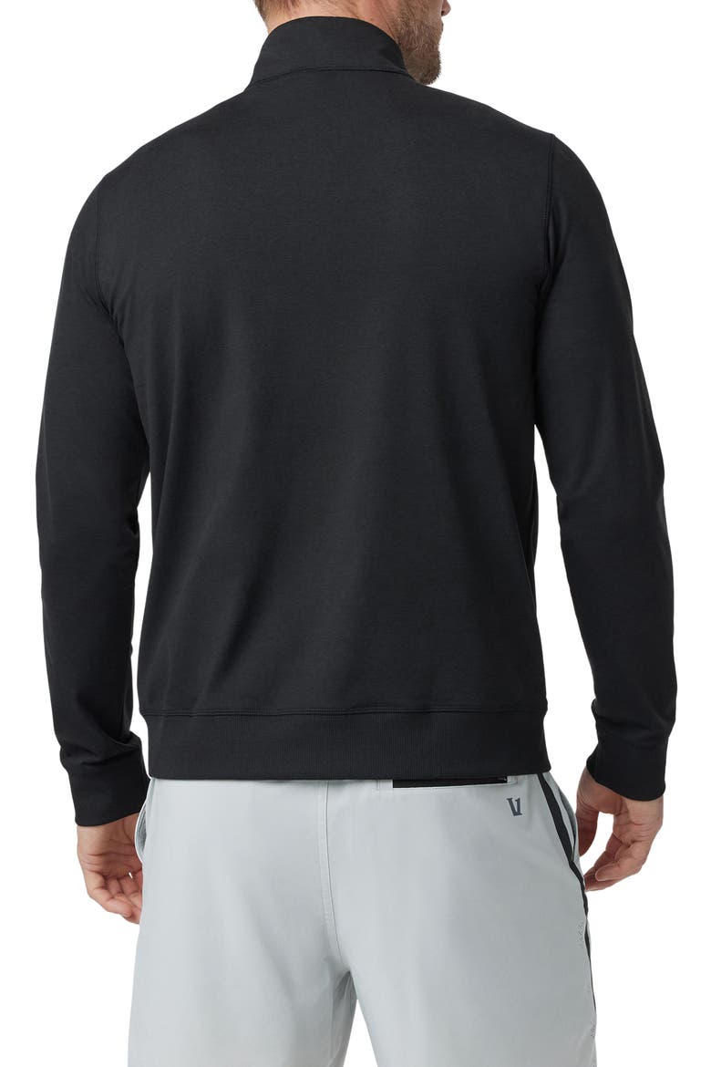 Coronado Half Zip Pullover, Alternate, color, BLACK HEATHER