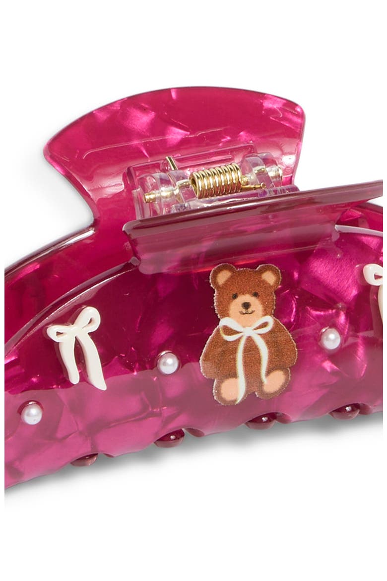 Kids' 2-Pack Claw Clips, Alternate, color, BURGUNDY
