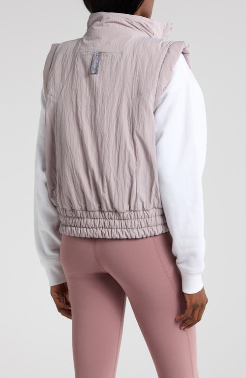 Free People Fp Movement Scrunch Time Puffer Vest In Neutral