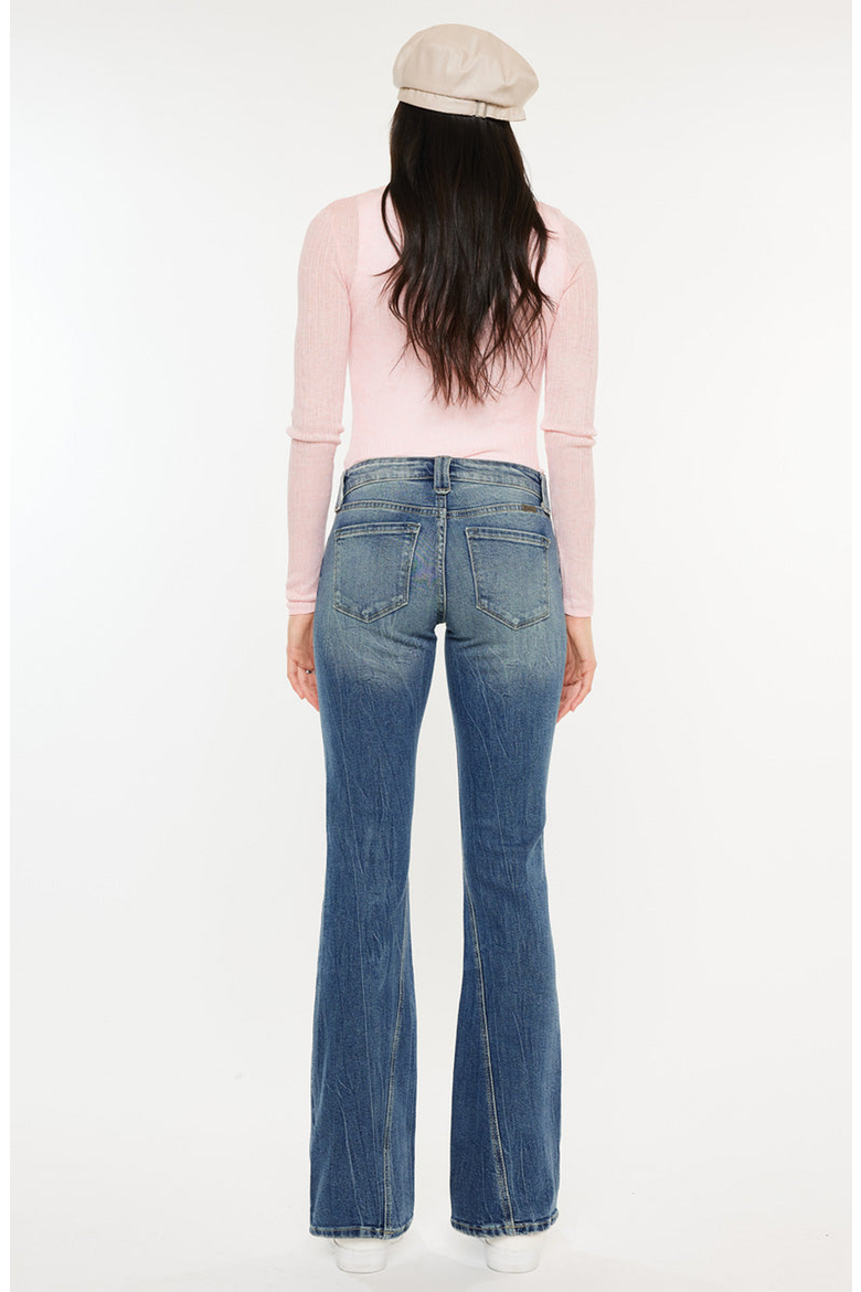 Jewel Low Rise Bootcut Jeans, Alternate, color, Medium Wash