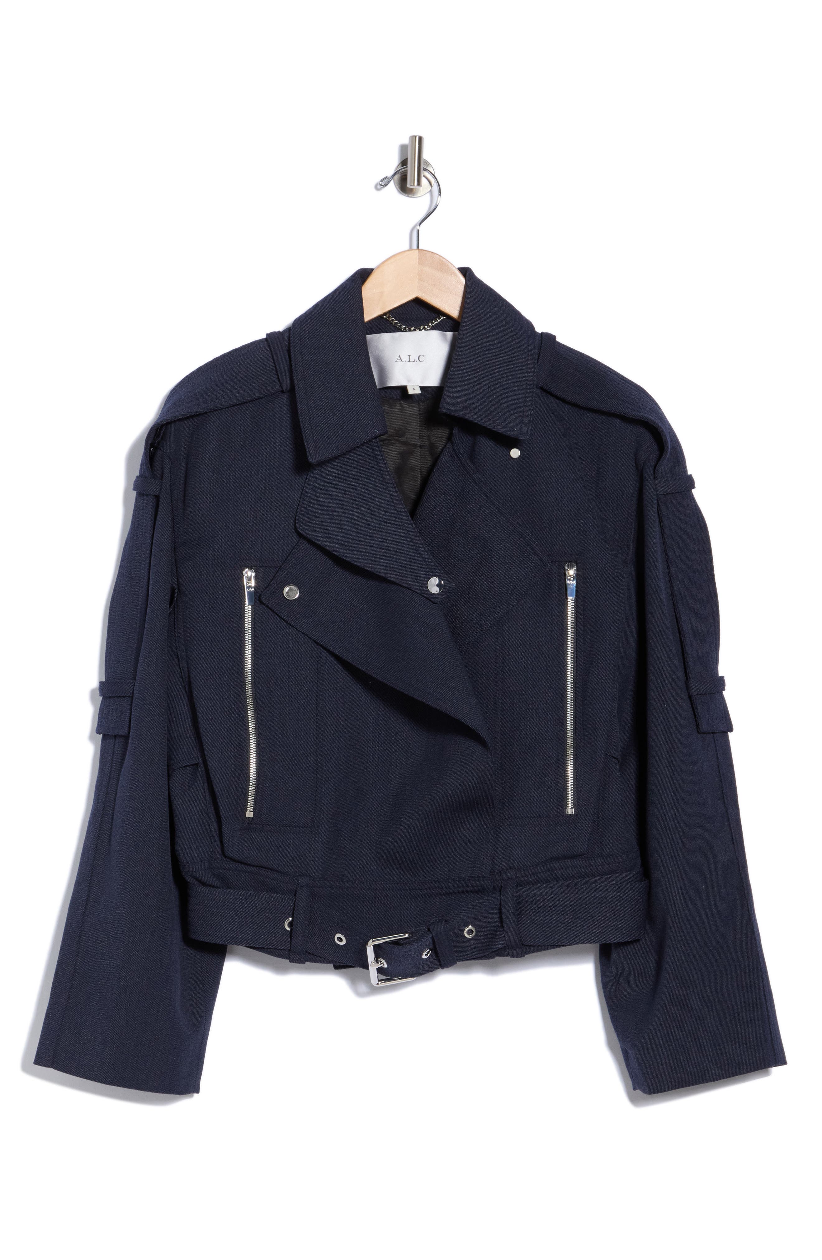 Marvin Wool Blend Moto Jacket