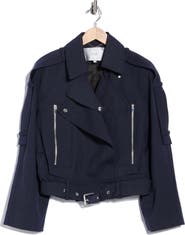 A.L.C. Marvin Wool Blend Moto Jacket