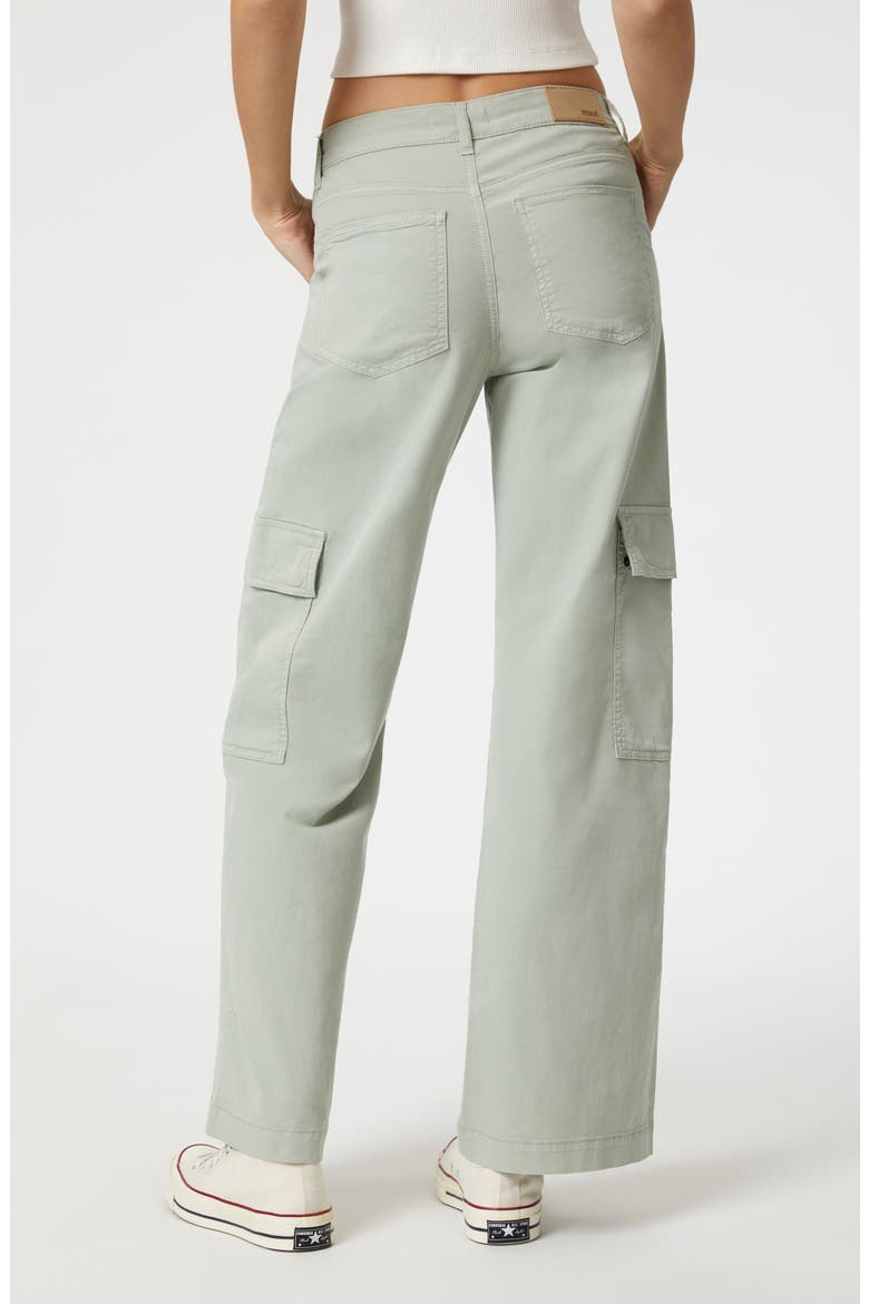 Alva Luxe Twill Cargo Pants, Alternate, color, MINERAL GREEN