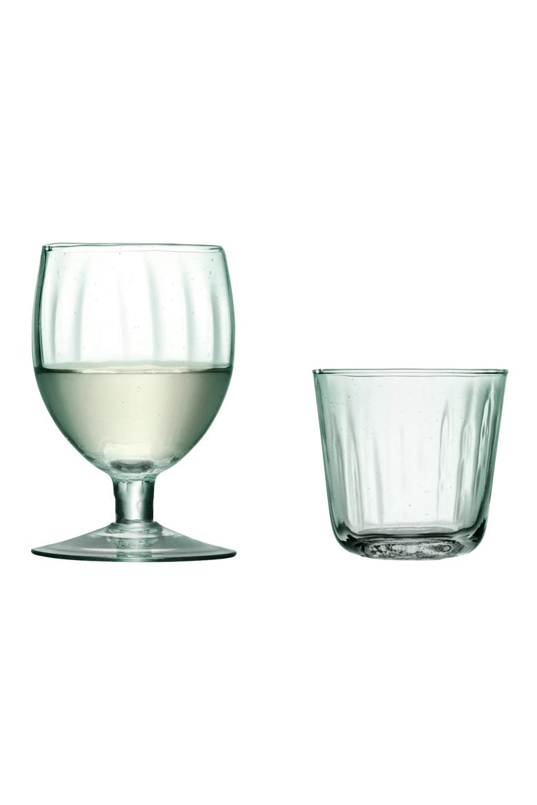 x LSA International Mia 8-Piece Wine Glass & Tumbler Set, Main, color, CLEAR