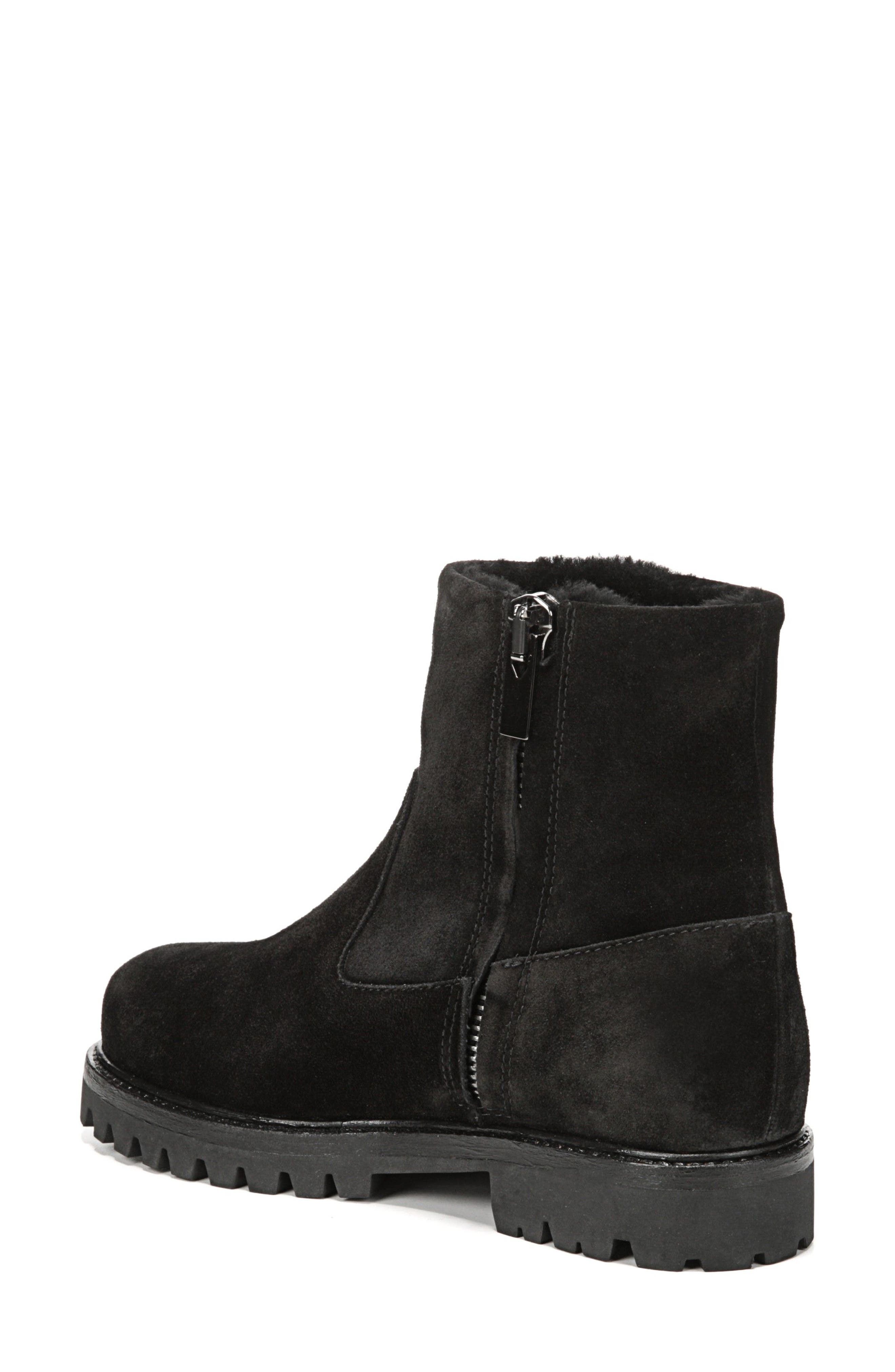 Vince Frances Genuine Shearling Lug Boot, Alternate, color, 
