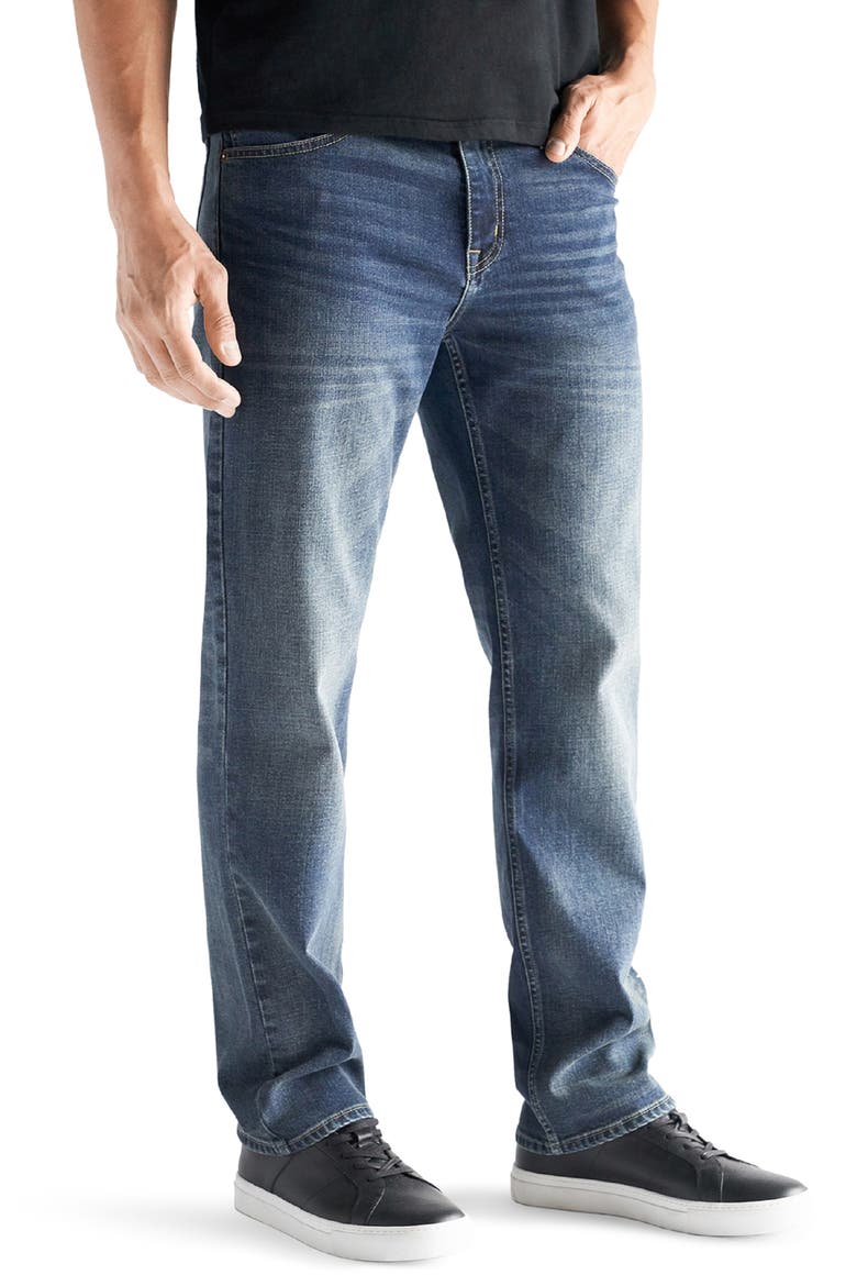Straight Leg Performance Stretch Jeans, Alternate, color, GRANVILLE
