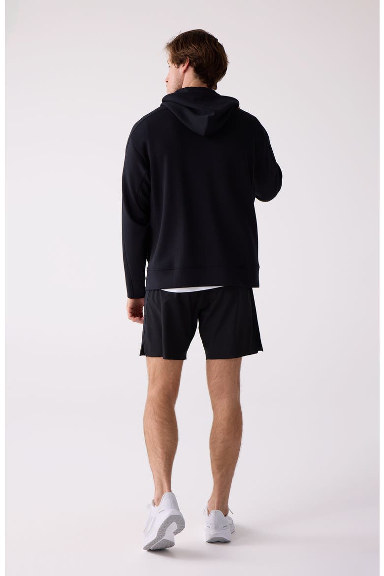 Men's Après Full Zip Hood, Alternate, color, Black