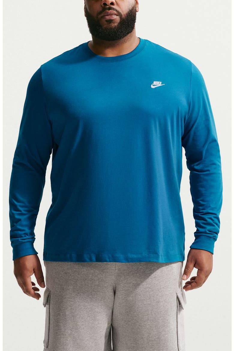 Sportswear Club Long Sleeve T-Shirt, Alternate, color, GRABYS