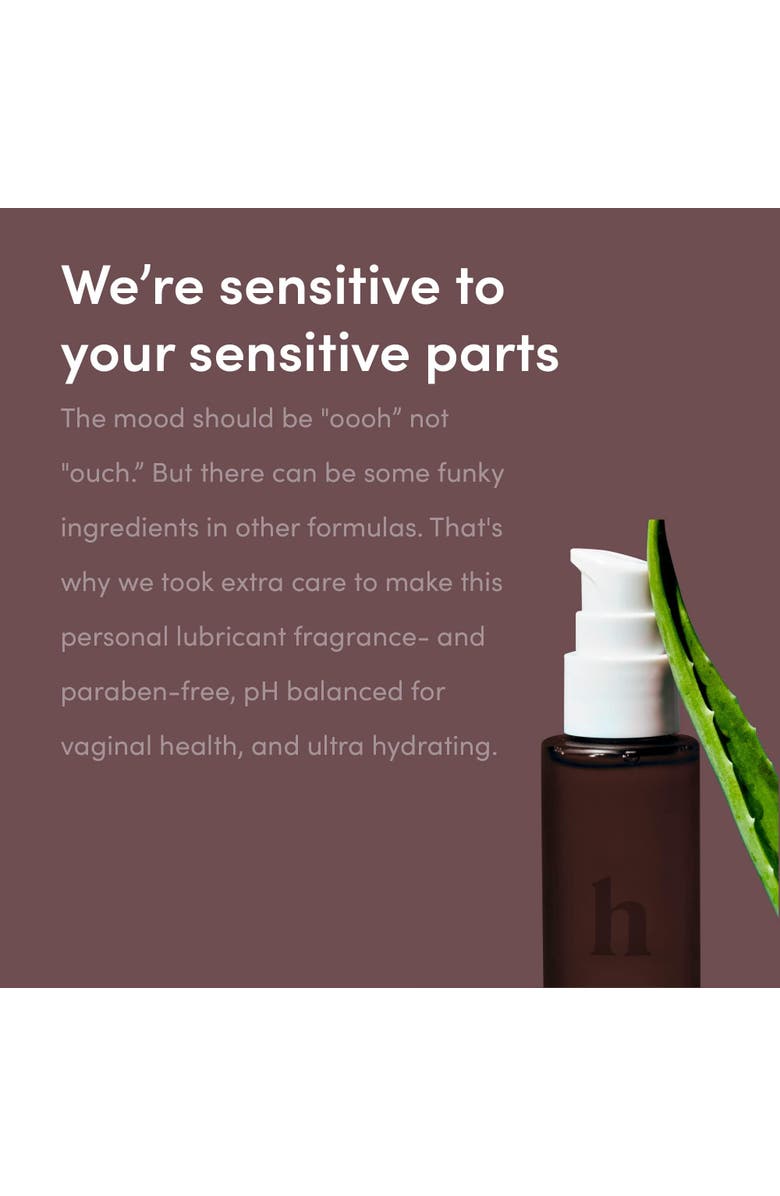 HIMS & HERS Glide Premium Lubricant Water Based, Aloe & Green Tea Infused, Hydrating, pH Balanced, Non Sticky Formula, Alternate, color, Beige