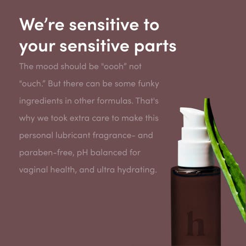 Hims & Hers Glide Premium Lubricant Water Based, Aloe & Green Tea Infused, Hydrating, Ph Balanced, N In White