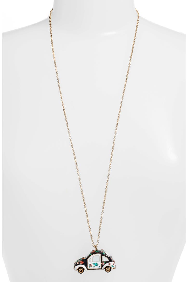 kate spade new york haute stuff car necklace, Main, color, MULTI