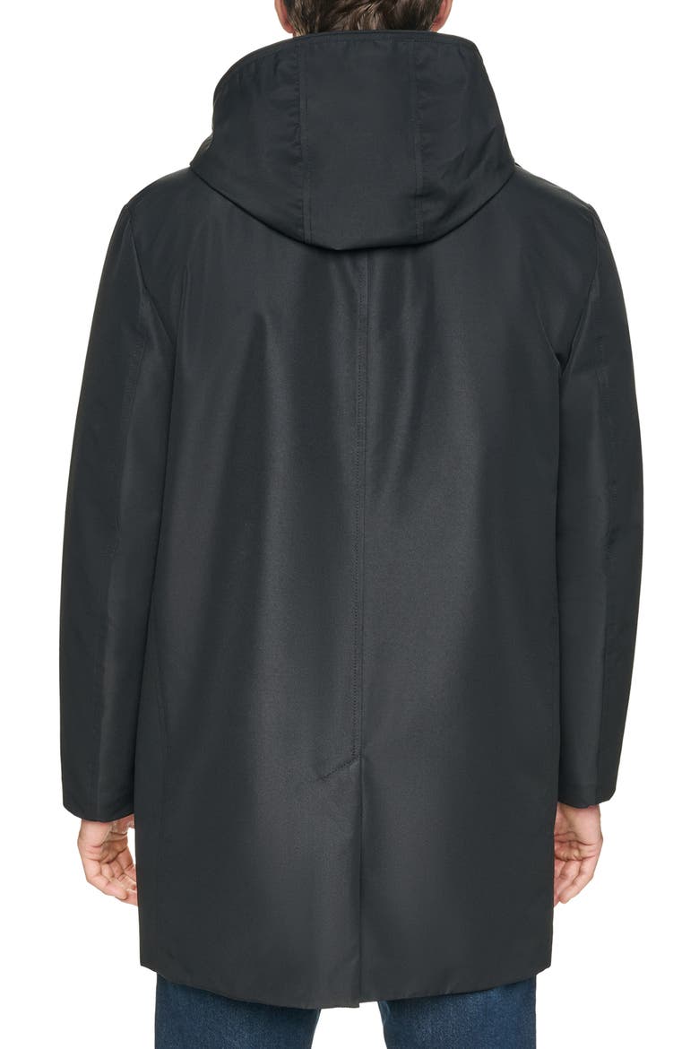 Mackintosh with Hooded Bib, Alternate, color, BLACK