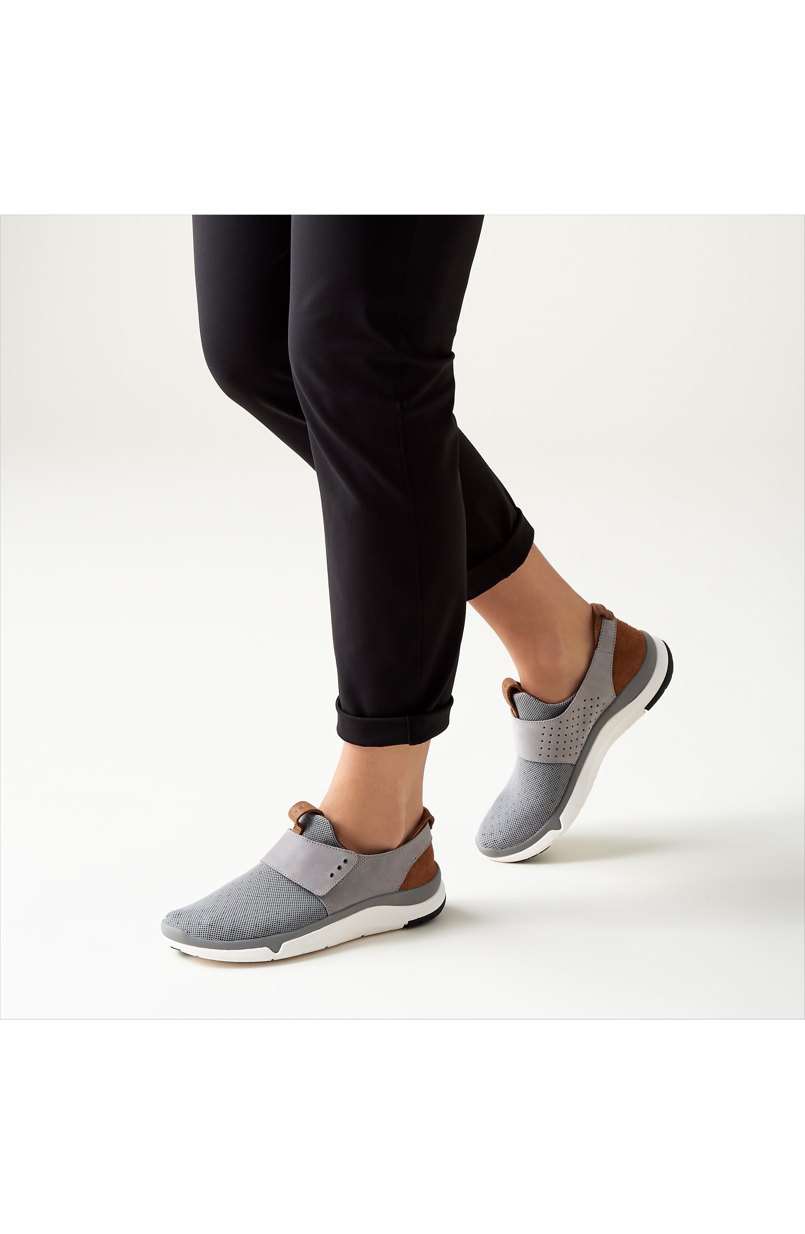 Privo Flux Slip-On Sneaker, Alternate, color, GREY NUBUCK