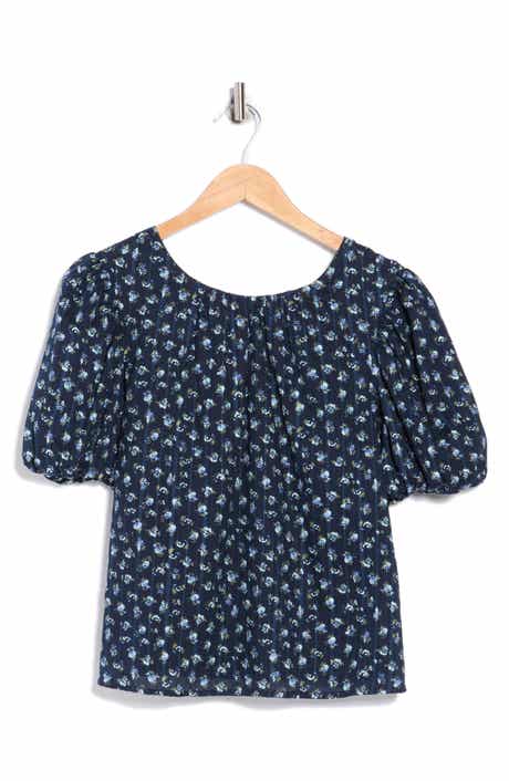 Melrose and Market Puff Sleeve Cotton Top