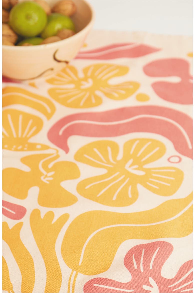 Tea Towels - Flora Set of 2 + Dishcloths Set of 2 - Flora, Alternate, color, Flora