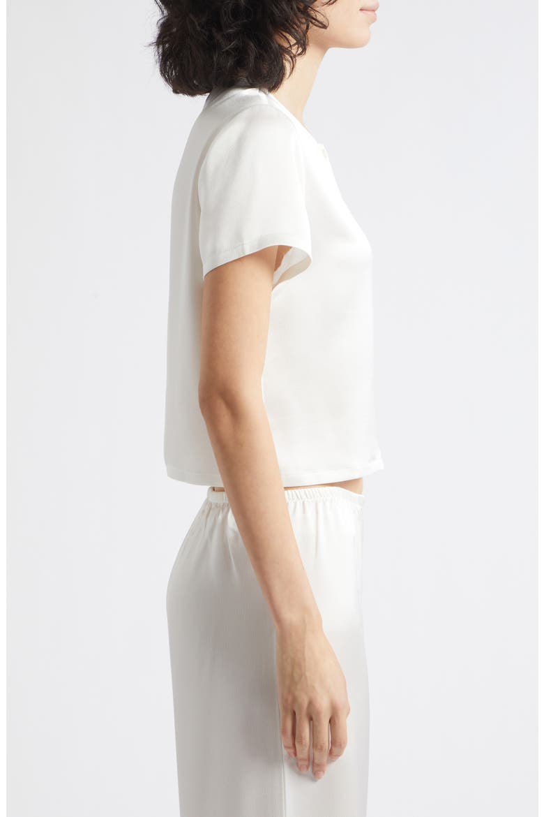 Barb Short Sleeve Top, Alternate, color, OPTIC WHITE