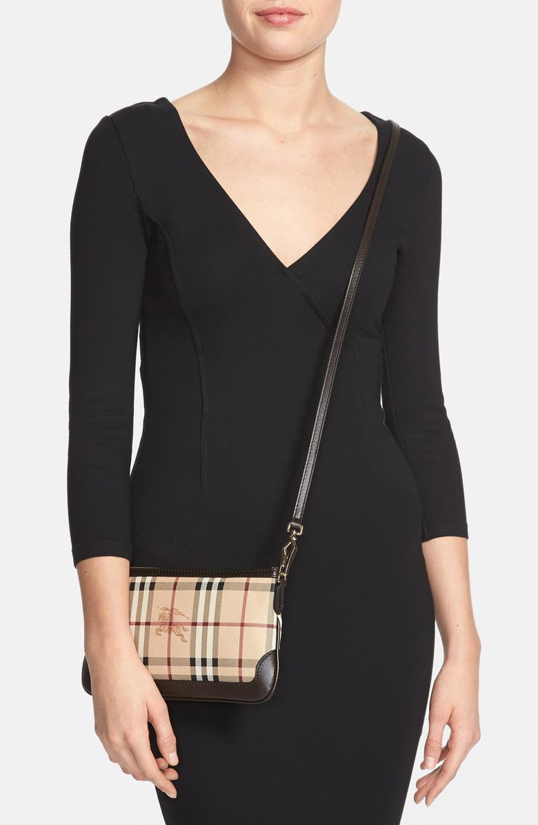 Burberry 'Haymarket Check' Crossbody Bag, Alternate, color,