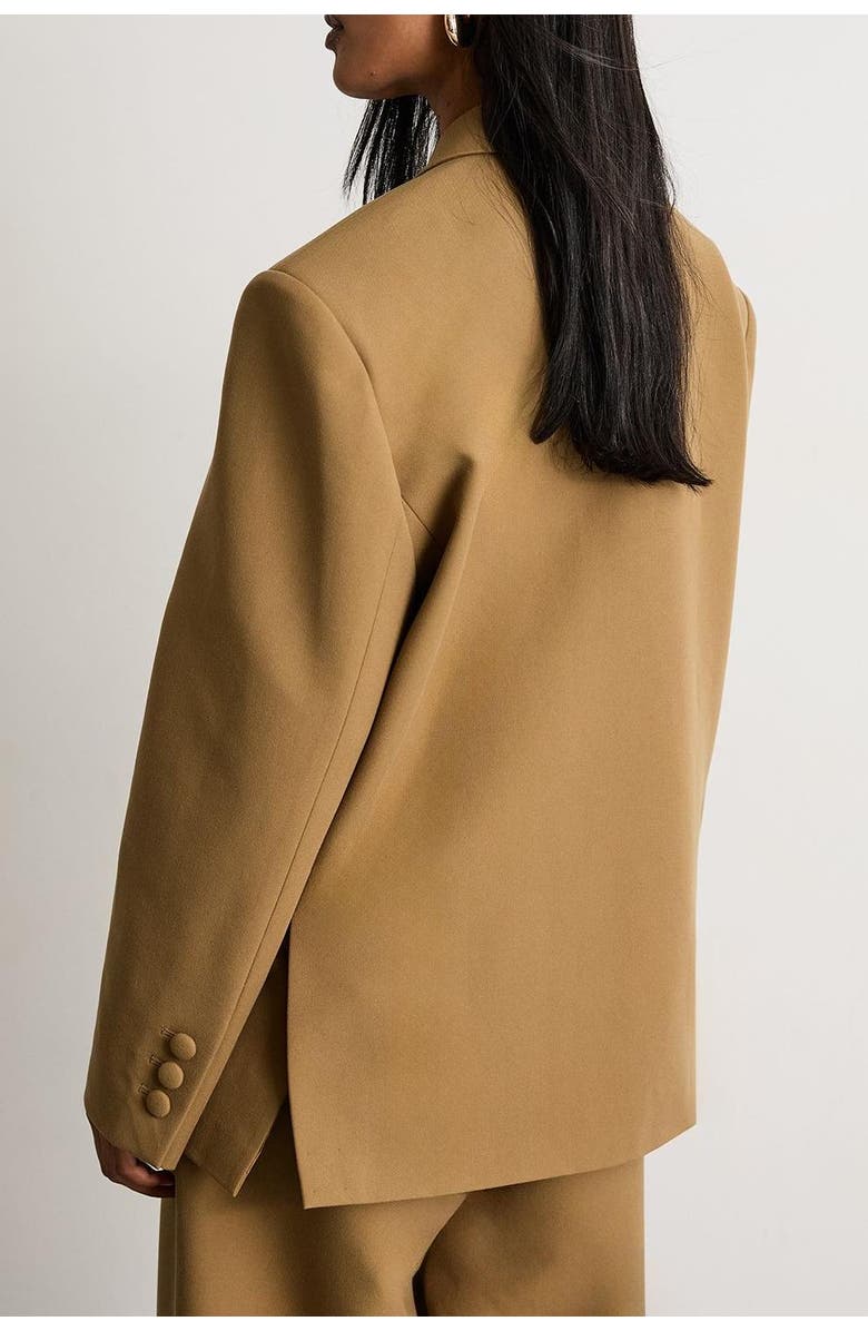 Warehouse The Premium Oversized Tailored Blazer, Alternate, color, Beige