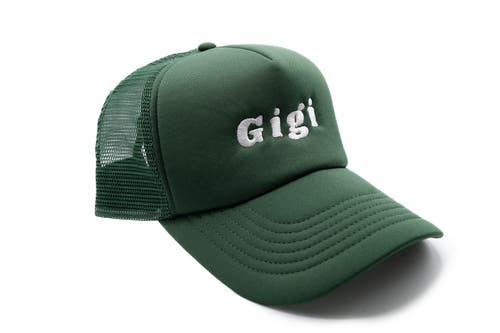Rey To Z Gigi Foam Trucker Hat In Green