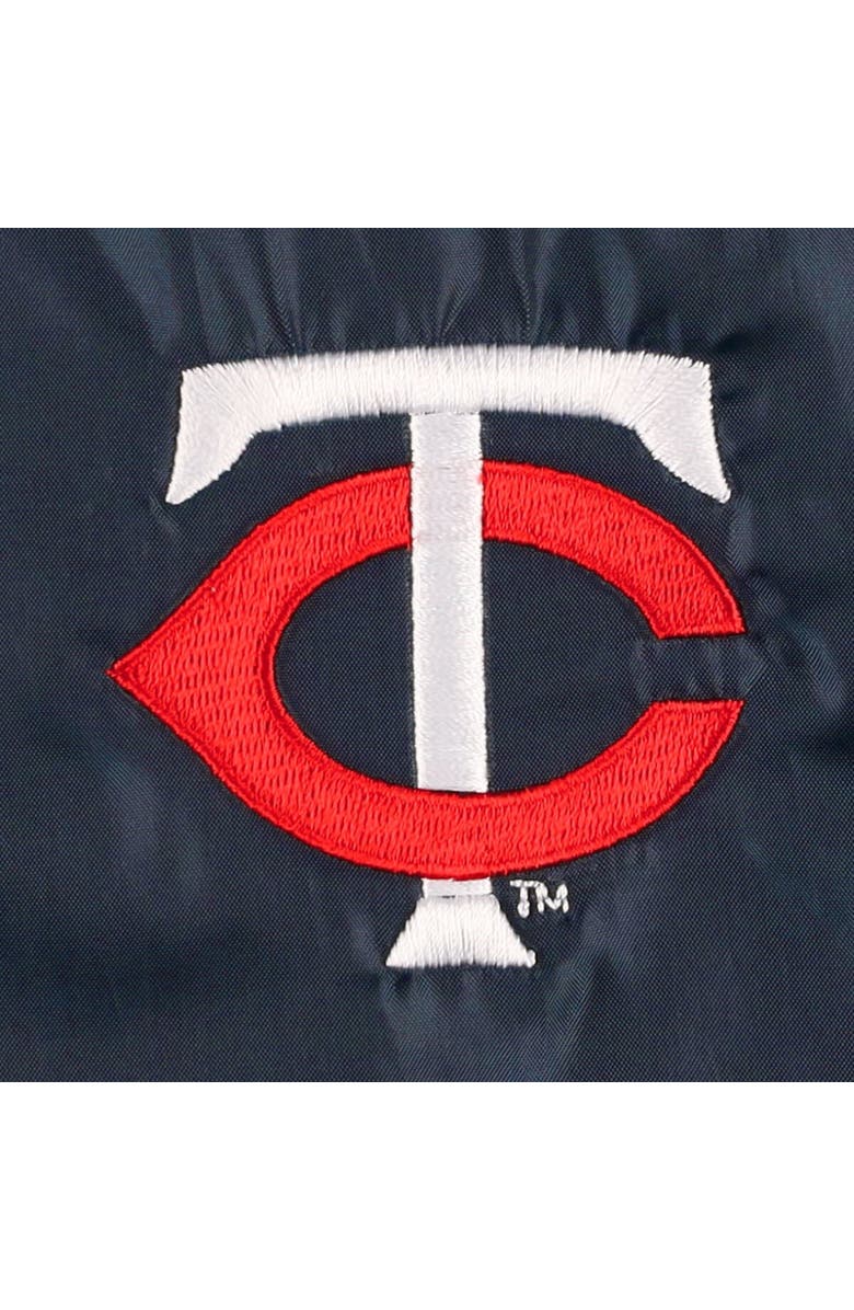 DUNBROOKE Men's Dunbrooke Navy Minnesota Twins Coach's Raglan Full-Snap Windbreaker Jacket, Alternate, color, Navy