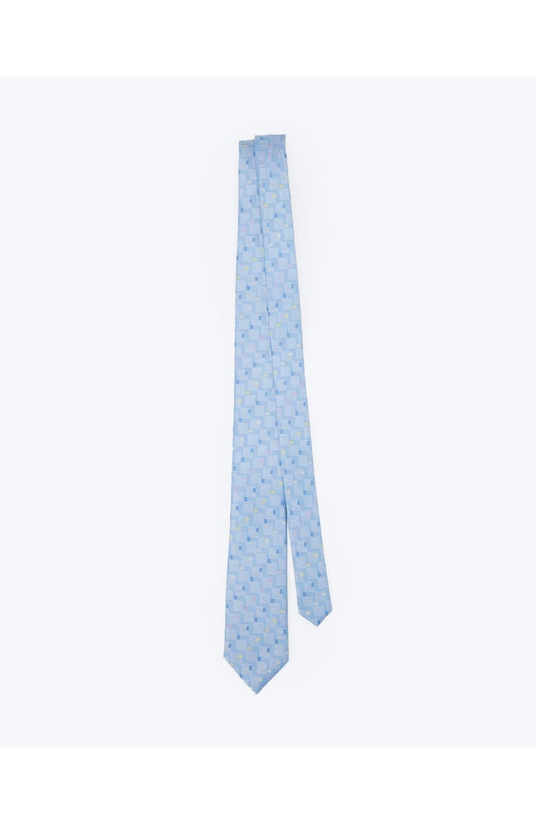 Knottery & Co Pinwheel Silk Jacquard Tie, Alternate, color, Blue