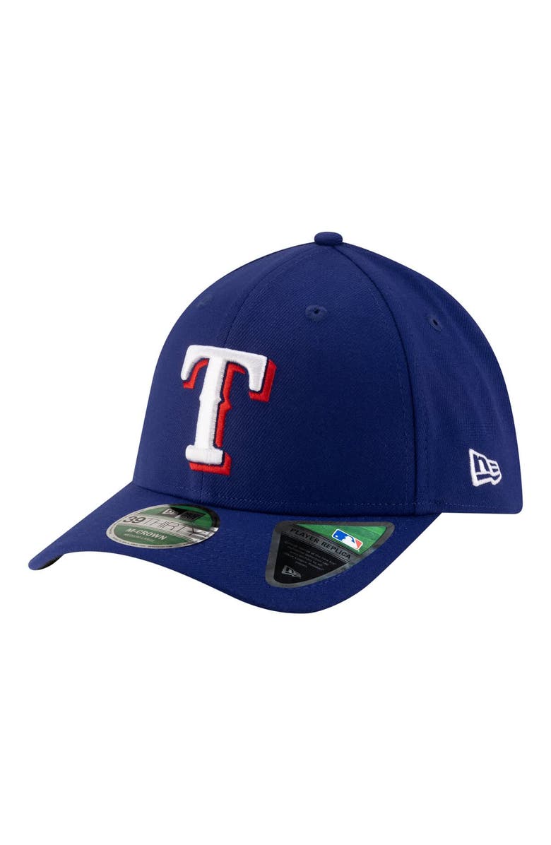 New Era Men's New Era Royal Texas Rangers Player Replica 39THIRTY M-Crown Flex Hat, Main, color, Royal