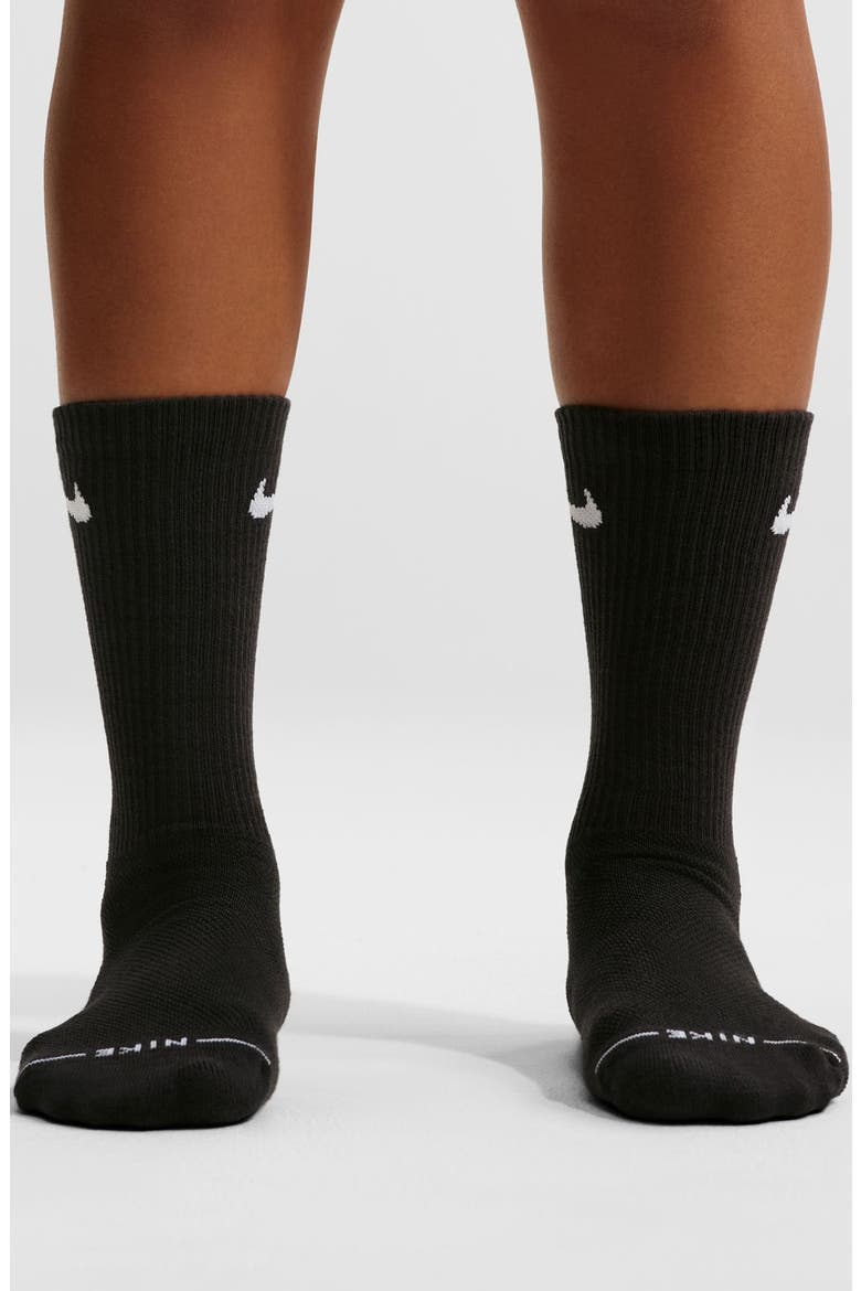 Everyday Elevated Dri-FIT Assorted 6-Pack Cotton Blend Crew Socks, Alternate, color, 902 MLTCLR