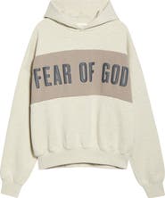 Fear of God Essentials Paneled Relaxed Crop Hoodie