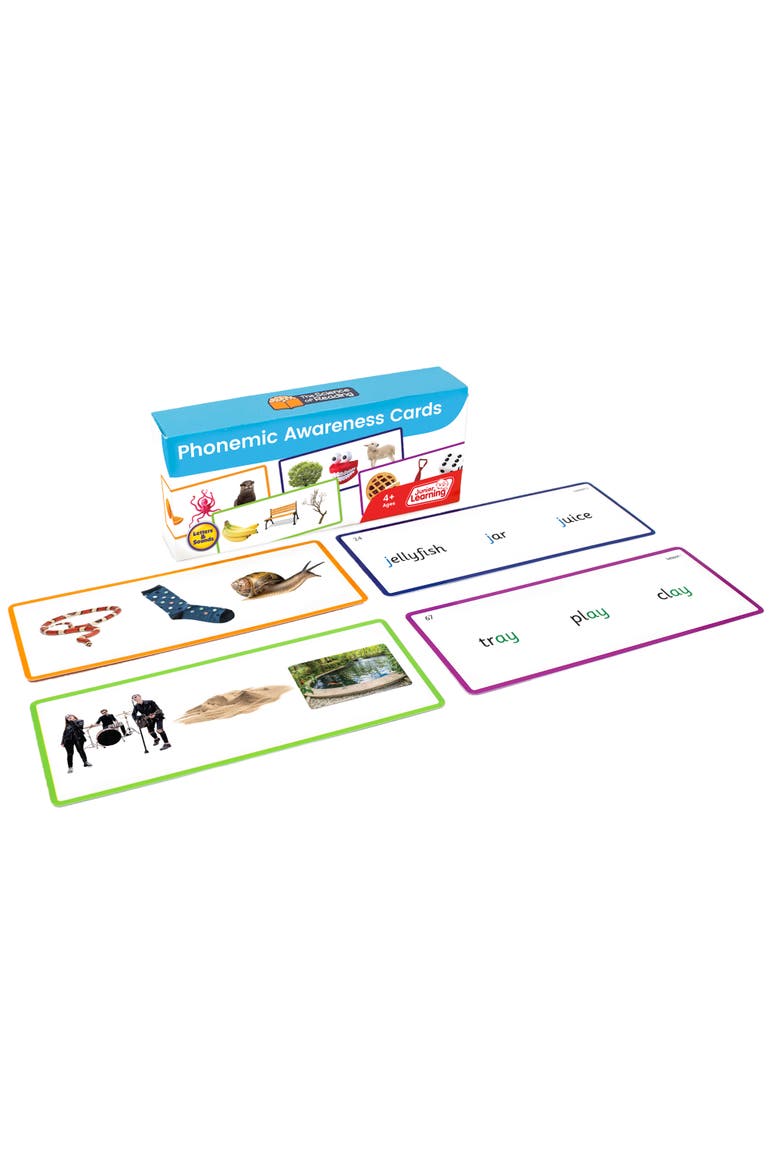 Phonemic Awareness Flashcards, Alternate, color, Multicolored