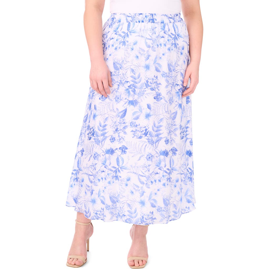 Halogenr Halogen(r) Floral Pull-on Midi Skirt
