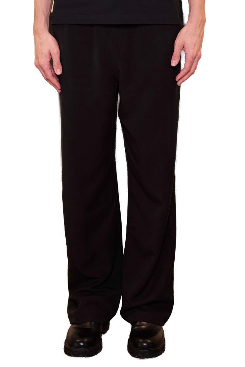 Daydreamers Relaxed Fit Wide Leg Pants, Alternate, color, BLACK