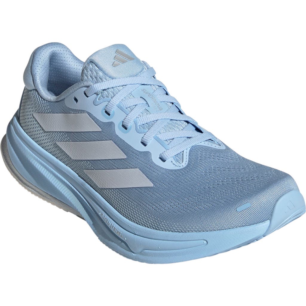 Adidas Originals Adidas Supernova Rise 2 Running Shoe In Blue/halo Blue/matte Silver