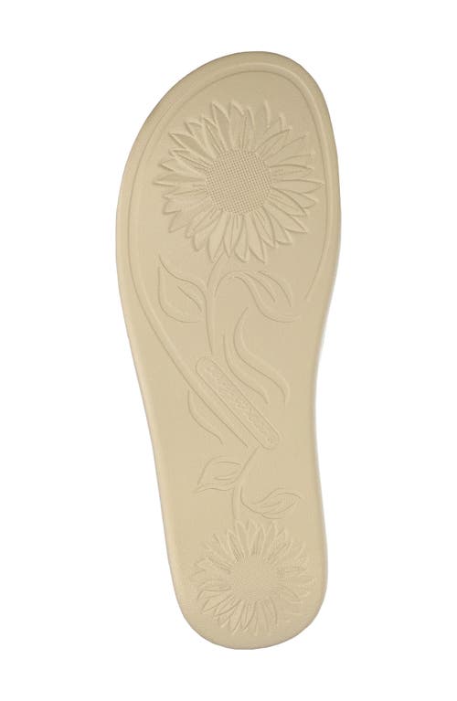 Easy Street Pinterry Slide Sandal In Natural