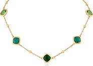 JARDIN Ombre Crystal Station Necklace