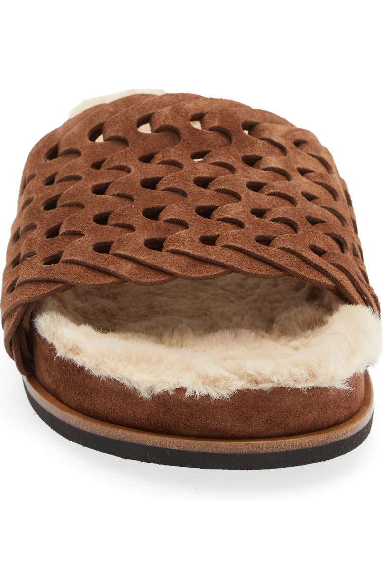 rag & bone Bailey Faux Shearling Lined Slipper, Alternate, color,