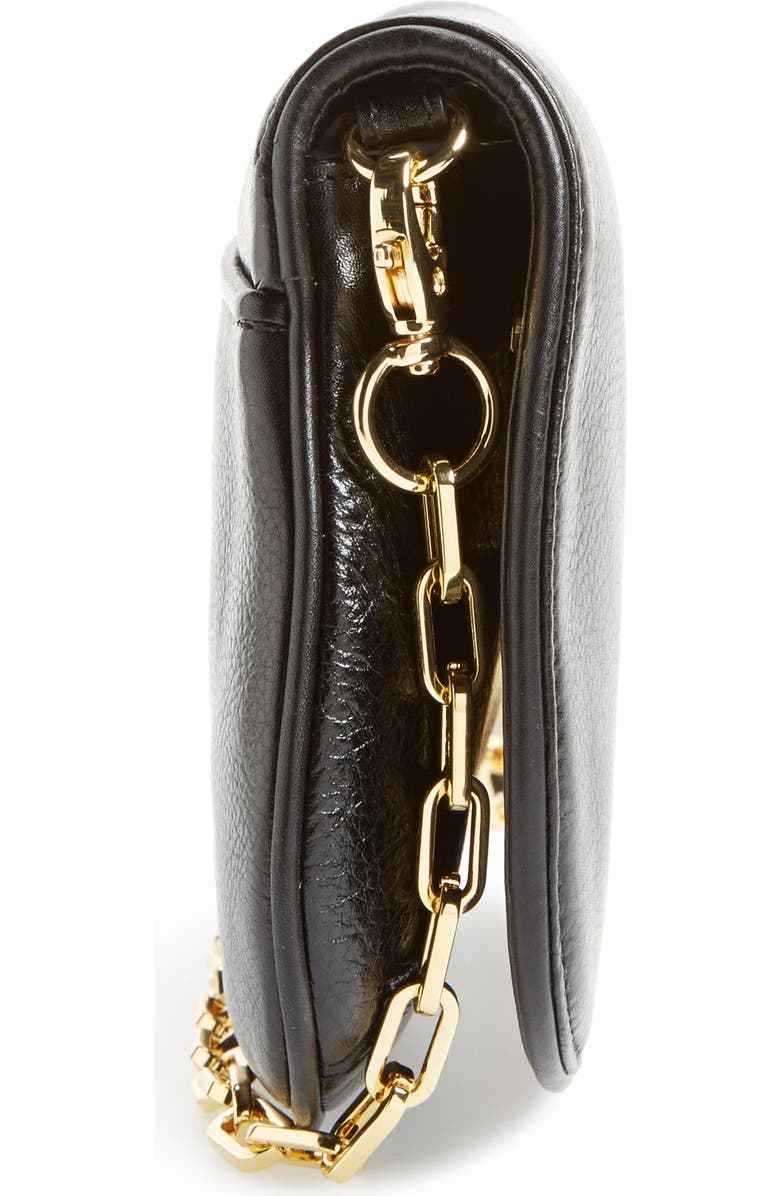 Tory Burch Logo Flap Clutch, Alternate, color,