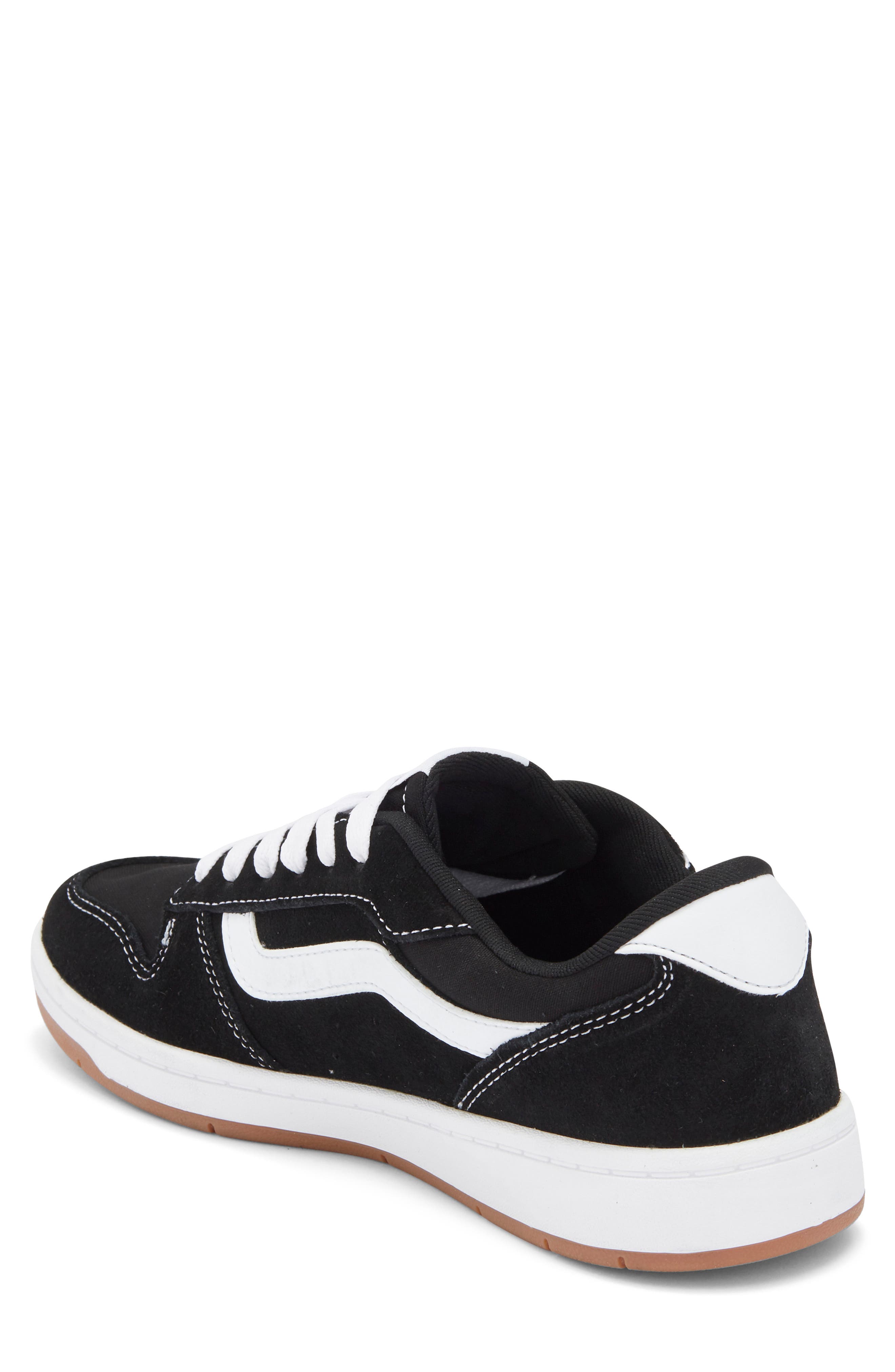 Vans Ryland Sneaker, Alternate, color, Suede/Canvas Black/White