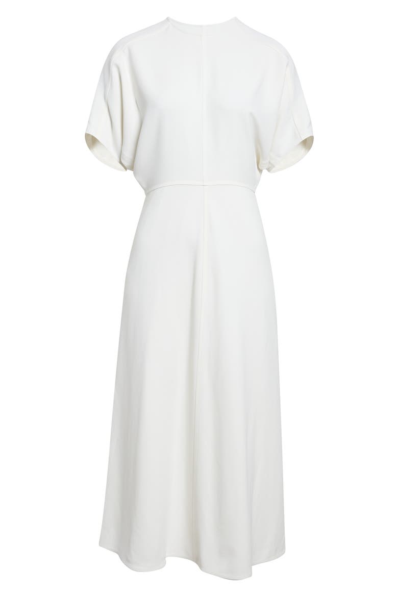 Eleanor Midi Dress, Alternate, color, BRIGHT IVORY