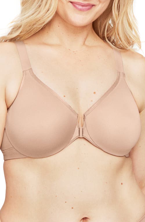 Glamorise WonderWire® Front Close Underwire Sports Bra in Cafe at Nordstrom, Size 46H