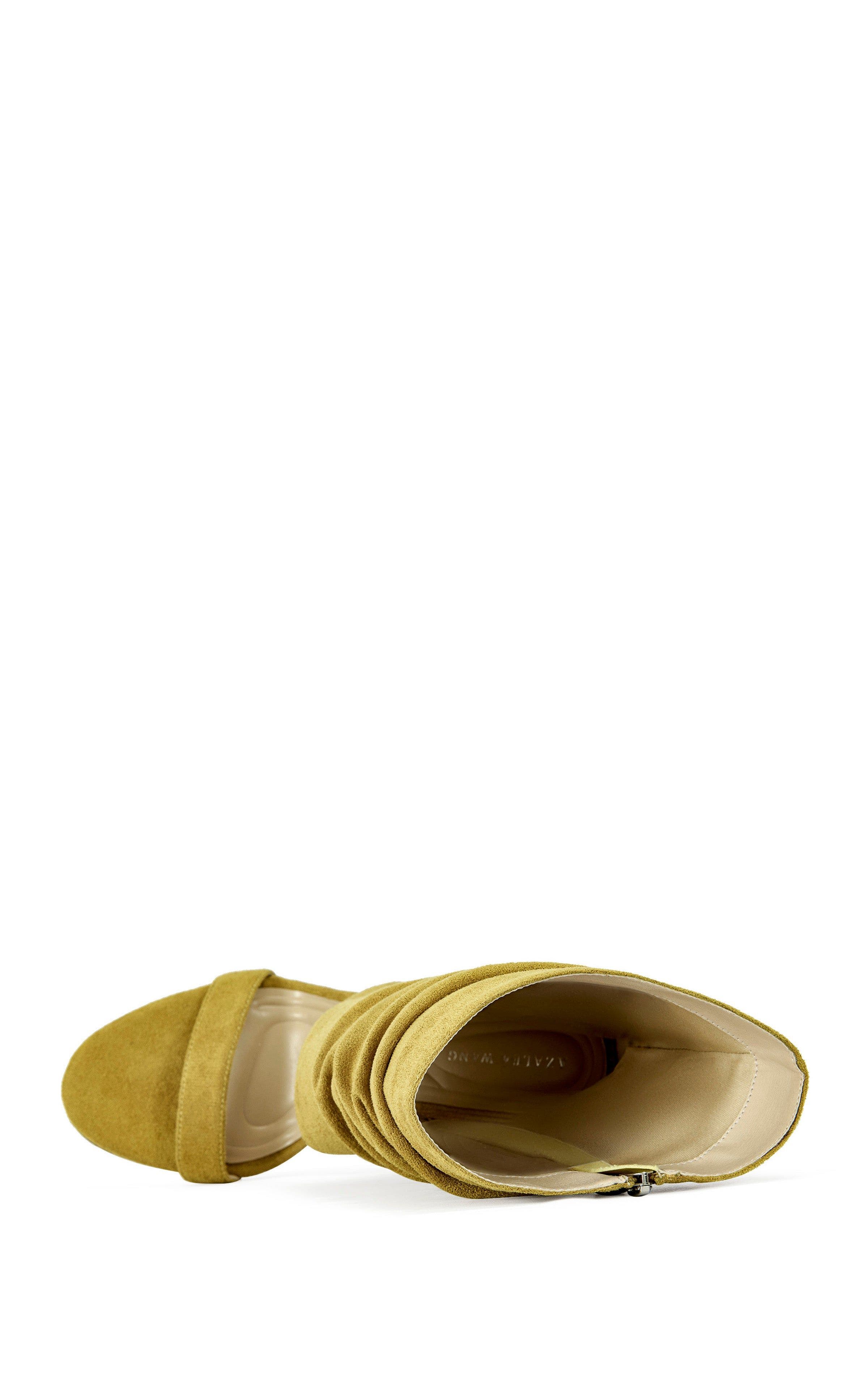 Kyvelisa Wedge Sandal, Alternate, color, MUSTARD