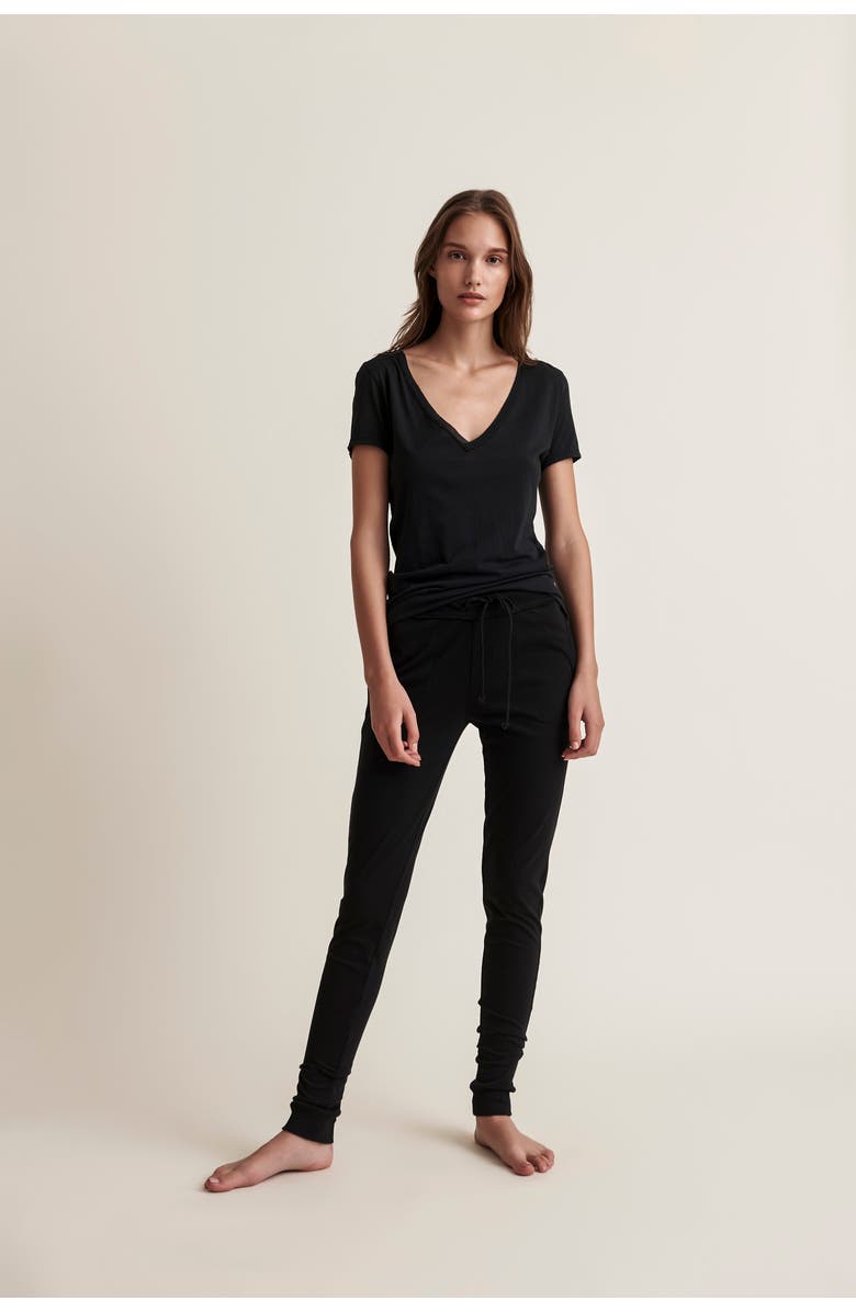 skin V-NECK EASY TEE, Main, color, 