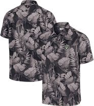 Tommy Bahama Men's Tommy Bahama Black Las Vegas Raiders Bahama Coast Nuevo Fronds Camp Button-Up Shirt