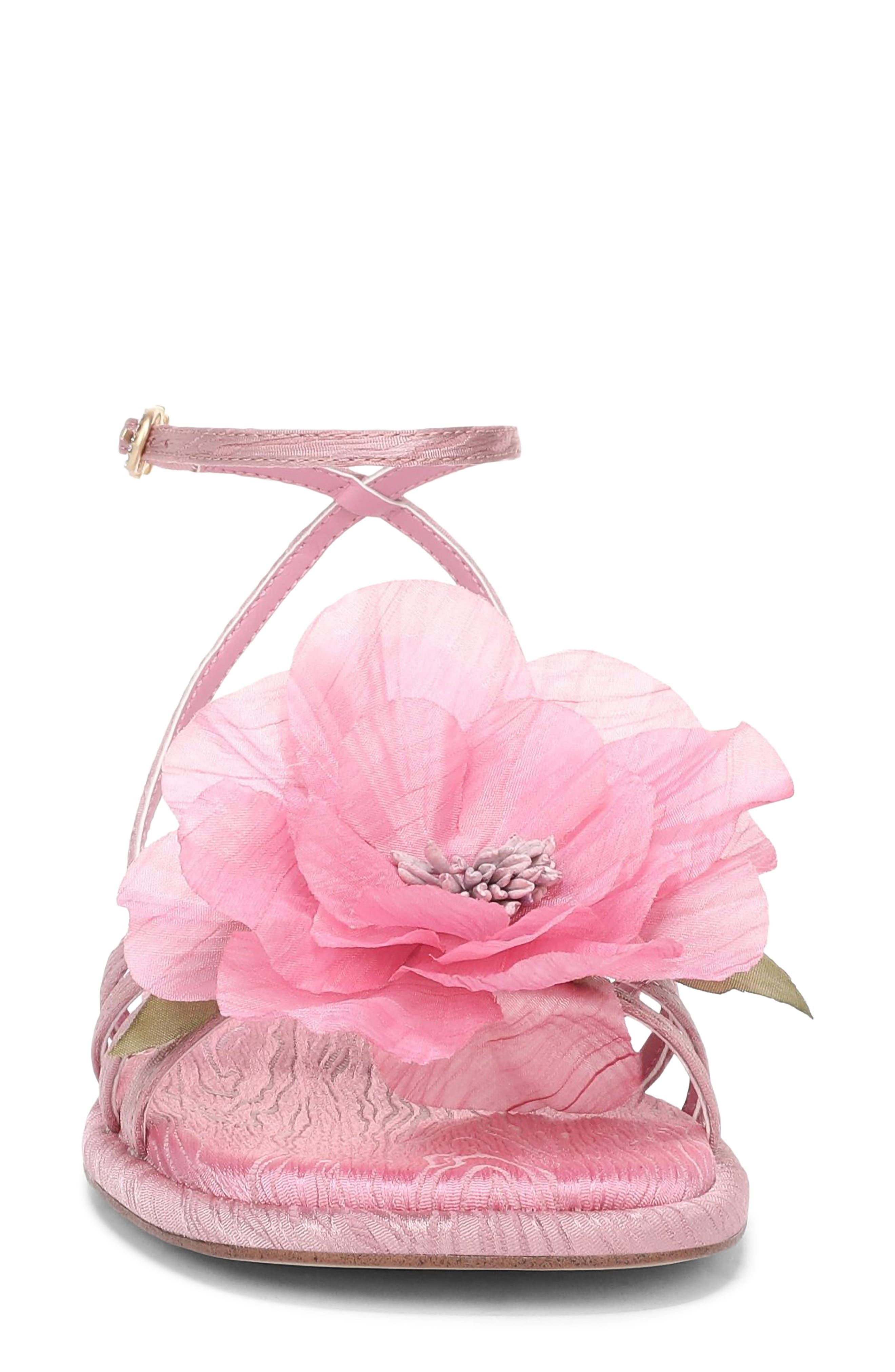 Circus NY by Sam Edelman Olana Flower Sandal, Alternate, color, Rosette Blush/ Pink Prism