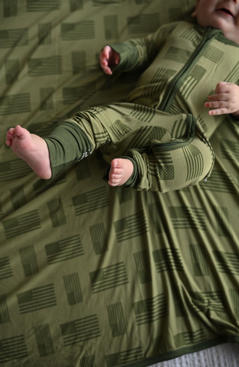 Laree + Co Kolton Toddler Blanket, Alternate, color, Green