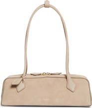 Alaïa Medium Le Teckel Suede East/West Shouder Bag