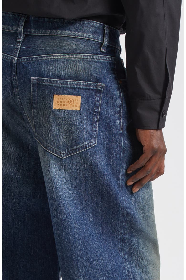 Wide Leg Jeans, Alternate, color, DARK BLUE